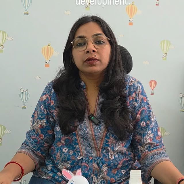 Don’t give immediately… Wait for the WORD ✋💬 Need-based talking builds real communication.